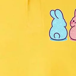 Kawaii Cute Easter Bunny Rabbits Softstyle Adult Sport Polo