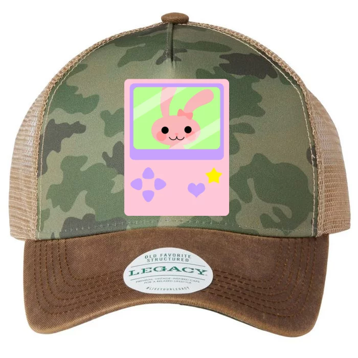 Kawaii Gamer Bunny Rabbit Legacy Tie Dye Trucker Hat