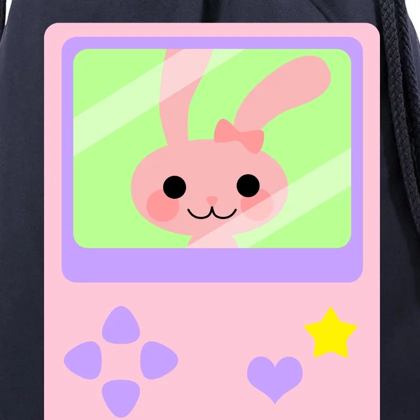 Kawaii Gamer Bunny Rabbit Drawstring Bag