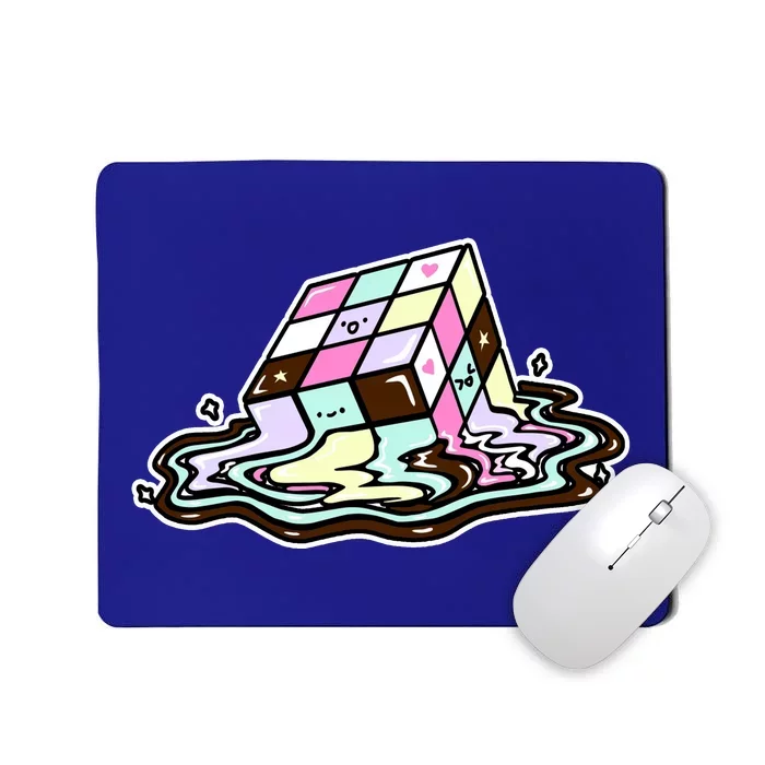 Kawaii Melting Melting Rubix Mousepad