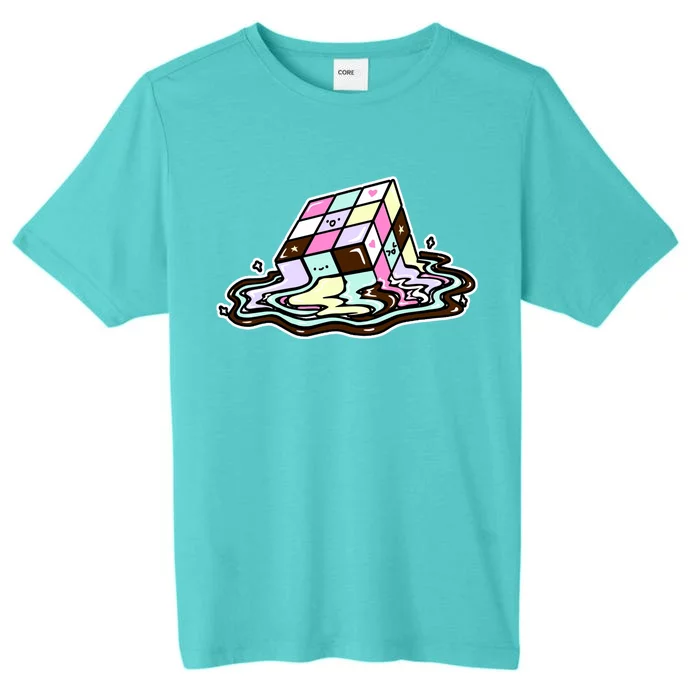 Kawaii Melting Melting Rubix ChromaSoft Performance T-Shirt