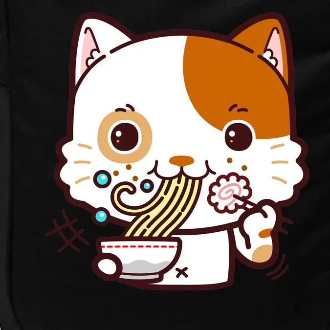 Kawaii Ramen Cat Impact Tech Backpack