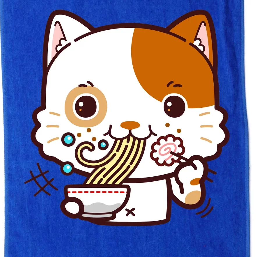 Kawaii Ramen Cat Platinum Collection Golf Towel