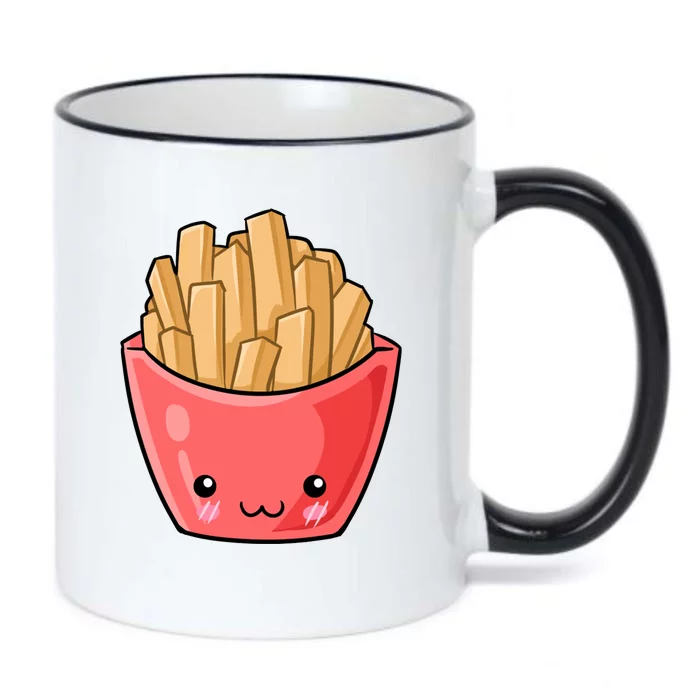 Kawii French Fry Black Color Changing Mug