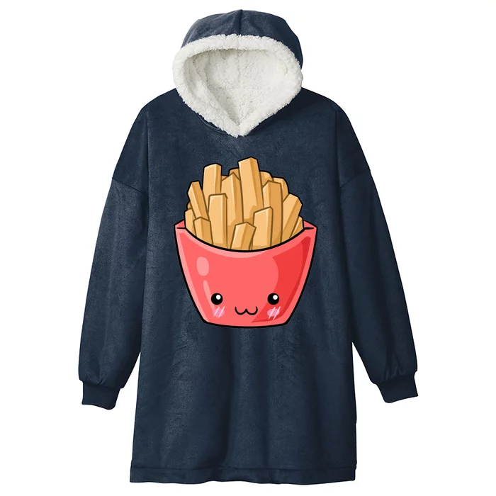 Kawii French Fry Hooded Wearable Blanket