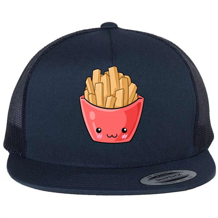 Kawii French Fry Flat Bill Trucker Hat