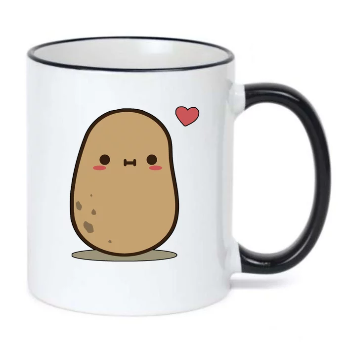 Kawii Potato Black Color Changing Mug