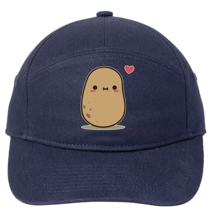 Kawii Potato 7-Panel Snapback Hat