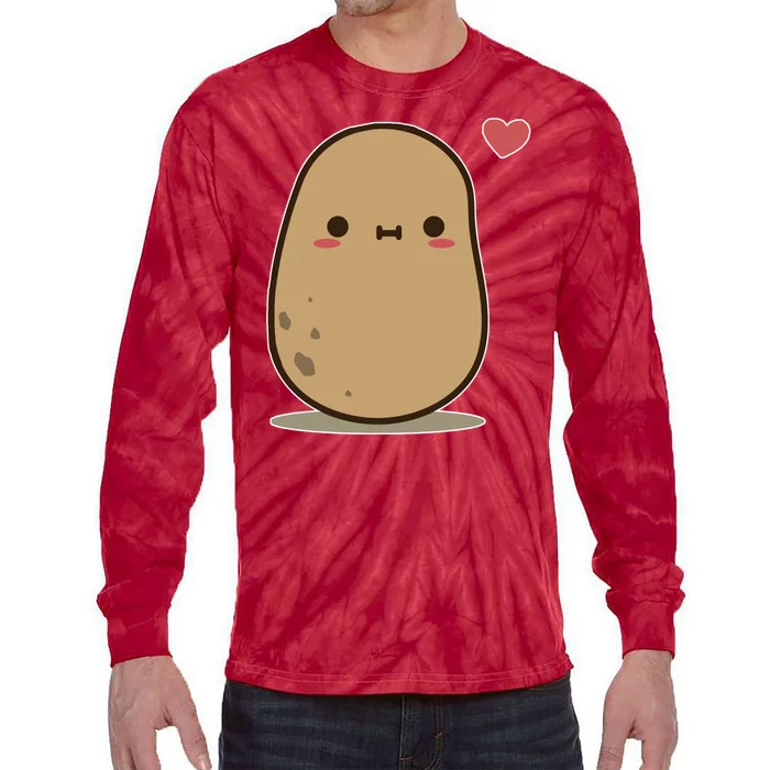 Kawii Potato Tie-Dye Long Sleeve Shirt