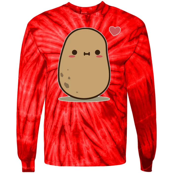 Kawii Potato Tie-Dye Long Sleeve Shirt