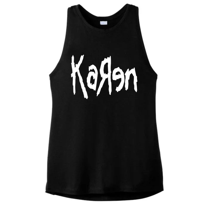 Karen Are You The Manager Ladies Tri-Blend Wicking Tank