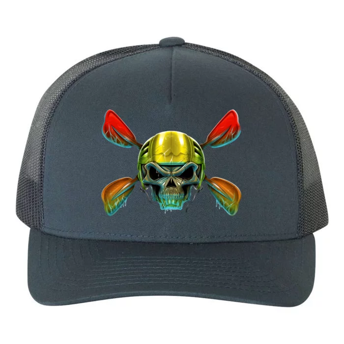 Kayak Skull Yupoong Adult 5-Panel Trucker Hat