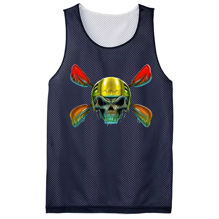 Kayak Skull Mesh Reversible Basketball Jersey Tank