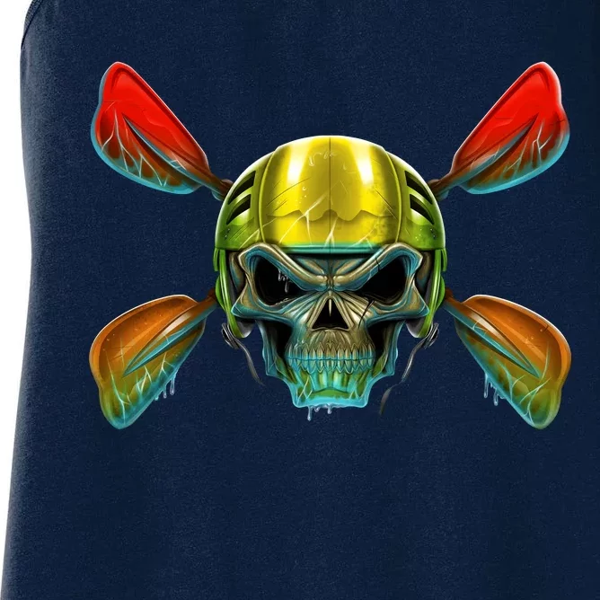 Kayak Skull Women's Racerback Tank