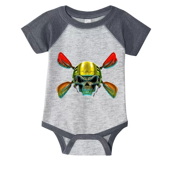 Kayak Skull Infant Baby Jersey Bodysuit