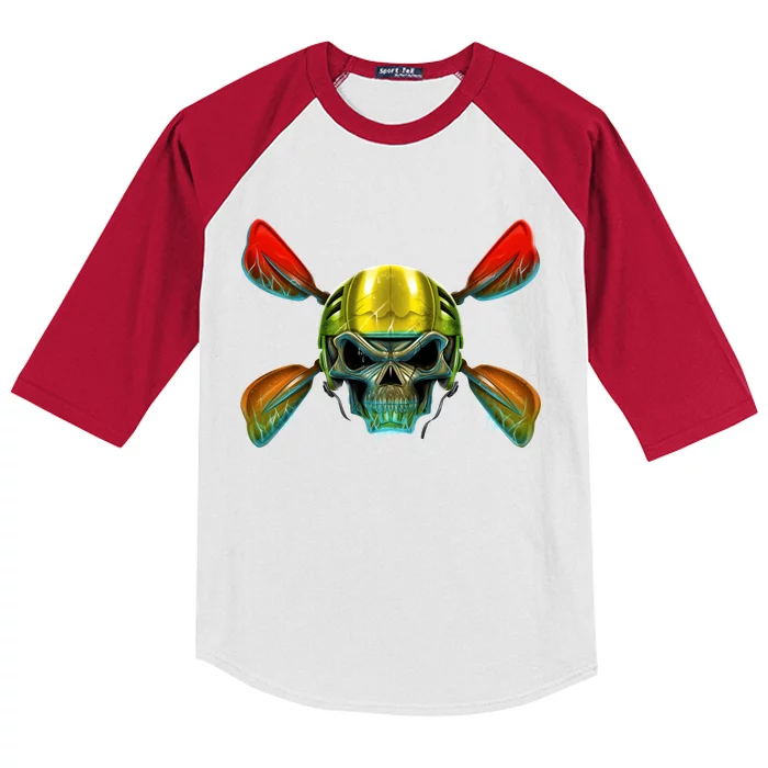 Kayak Skull Kids Colorblock Raglan Jersey