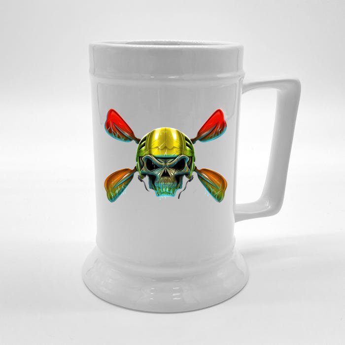 Kayak Skull Front & Back Beer Stein