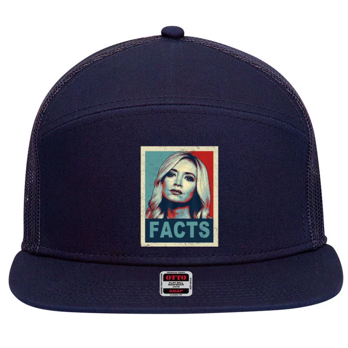 Kayleigh Facts 7 Panel Mesh Trucker Snapback Hat