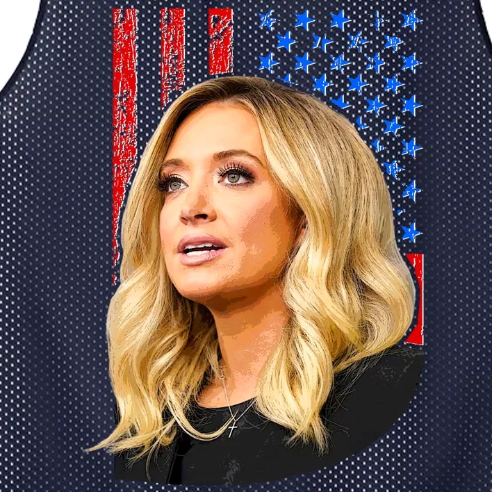 Kayleigh McEnany USA Flag Mesh Reversible Basketball Jersey Tank