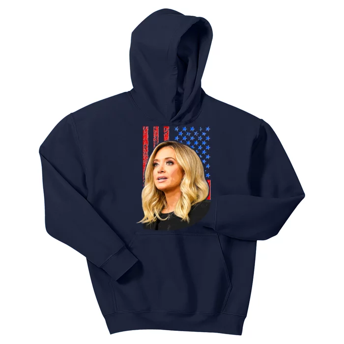 Kayleigh McEnany USA Flag Kids Hoodie