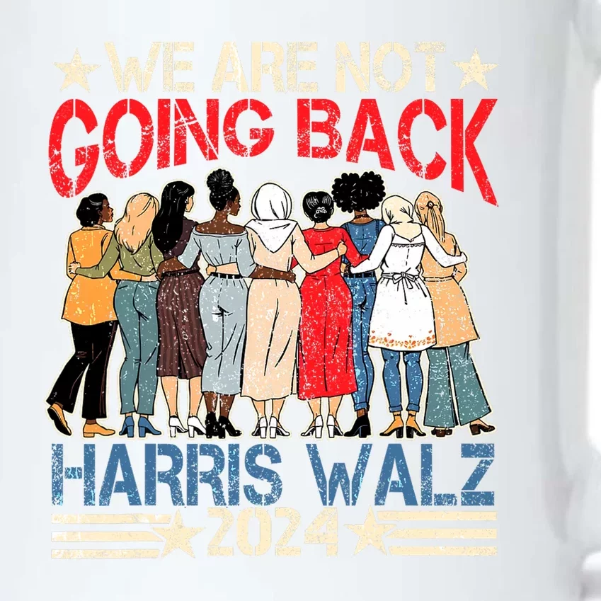 Kamala Blue.Wave 2024 We.Are Not Going Back Black Color Changing Mug