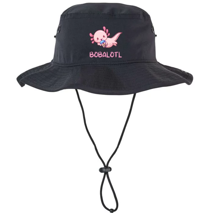 Kawaii Bobalotl Axolotl Bubble Boba Tea Legacy Cool Fit Booney Bucket Hat