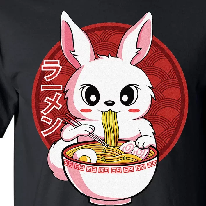 Kawaii Bunny Anime Ra Japanese Noodles Rabbit Lover Tall T-Shirt