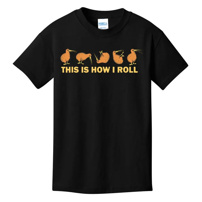 Kiwi Bird Australia Souvenir This Is How I Roll Kiwi Kids T-Shirt