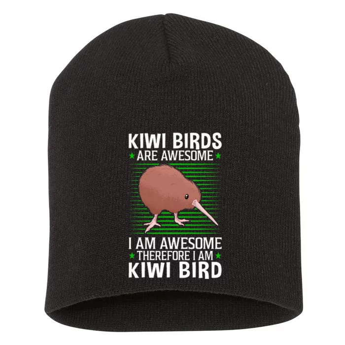 Kiwi Birds Are Awesome Flightless Kiwi Bird Short Acrylic Beanie