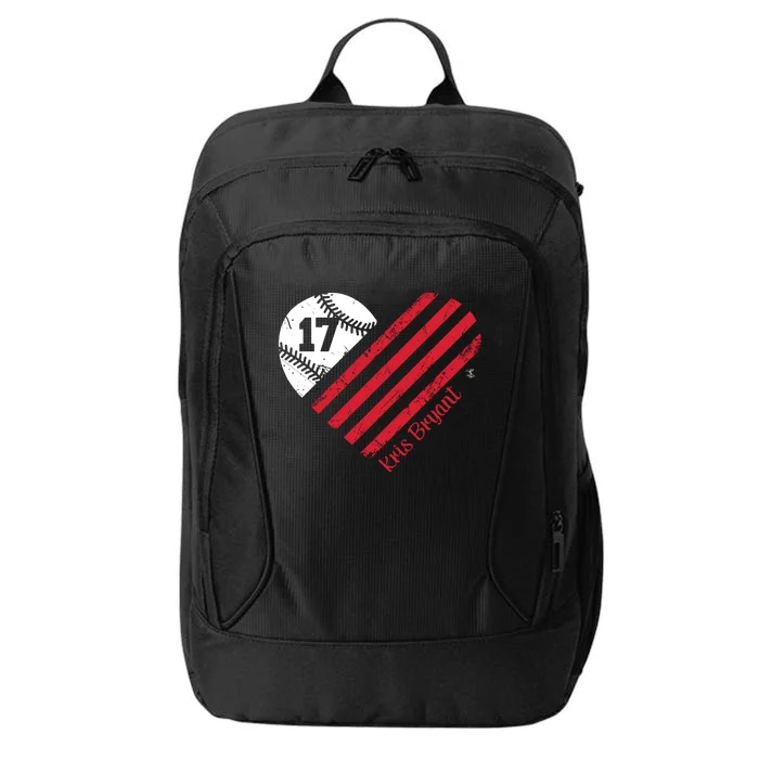 Kris Bryant Baseball Flag Heart Gift Cute Gift City Backpack