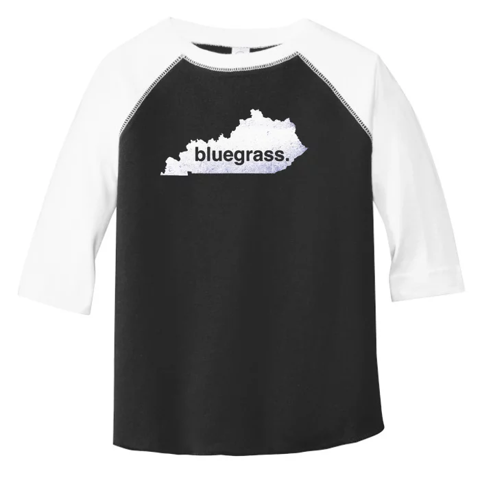 Kentucky Bluegrass Bluegrass Map Of Kentucky Toddler Fine Jersey T-Shirt