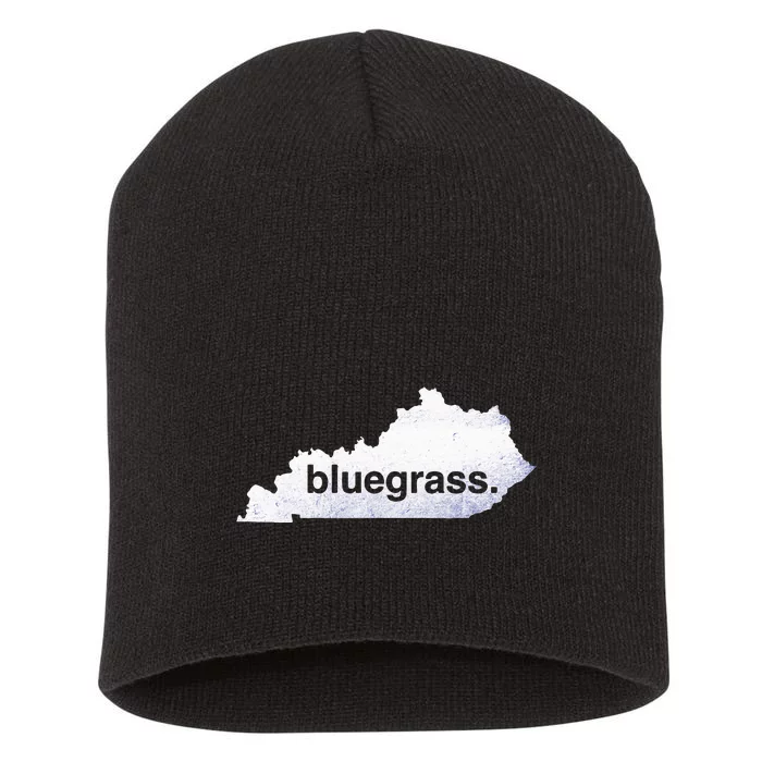 Kentucky Bluegrass Bluegrass Map Of Kentucky Short Acrylic Beanie