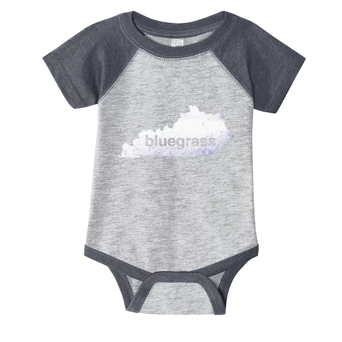 Kentucky Bluegrass Bluegrass Map Of Kentucky Infant Baby Jersey Bodysuit