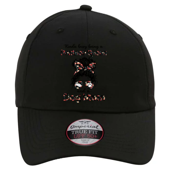 Kinda Busy Being A Pontoon Queen And A Dog Momgiftdog Lovers Gift The Original Performance Cap