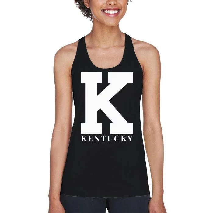 Kentucky Big Blue Basketball Football Women's Racerback Tank