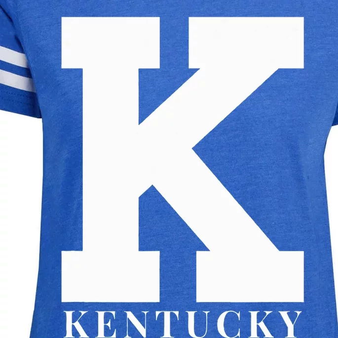 Kentucky Big Blue Basketball Football Enza Ladies Jersey Football T-Shirt