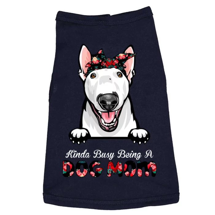 Kinda Busy Being A Dog Mom Floral Doggie Tank