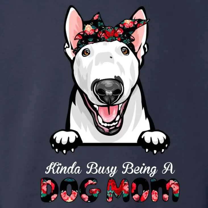 Kinda Busy Being A Dog Mom Floral Toddler Hoodie