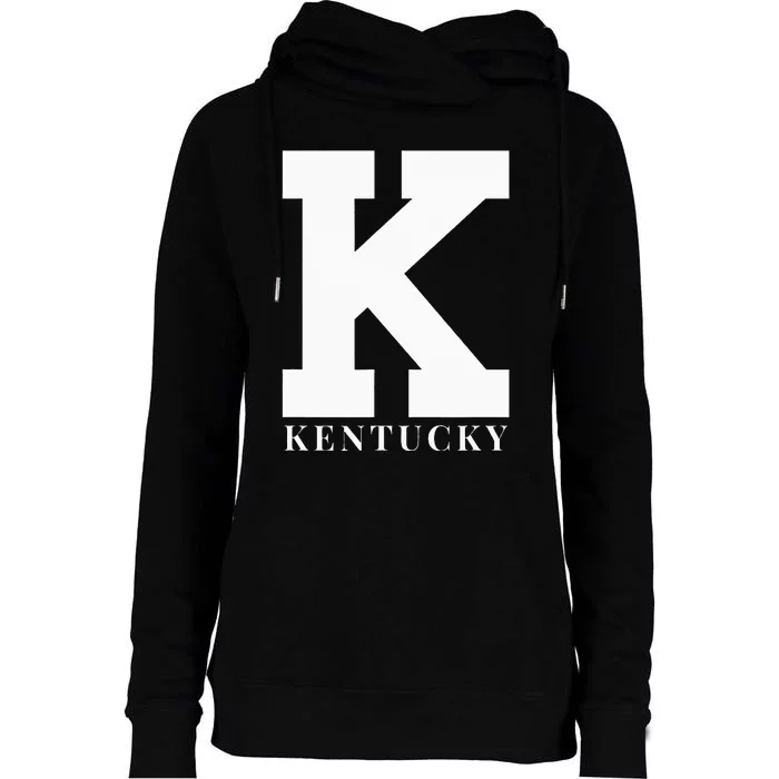 Kentucky Big Blue Basketball Football Womens Funnel Neck Pullover Hood