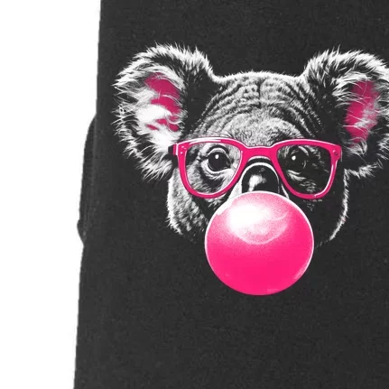 Koala Bear Blowing Bubblegum Doggie 3-End Fleece Hoodie