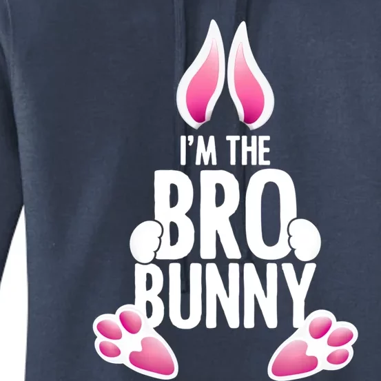 Kawaii Bro Bunny For Christian Easter Holy Week Pascha Gift Women's Pullover Hoodie