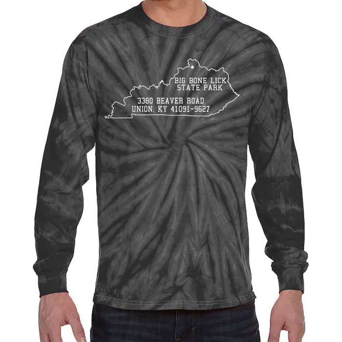 Kentucky Big Bone Lick State Park Tie-Dye Long Sleeve Shirt