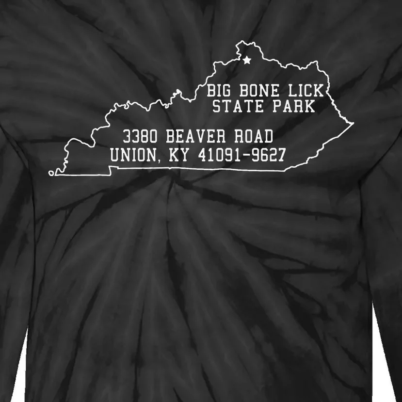 Kentucky Big Bone Lick State Park Tie-Dye Long Sleeve Shirt