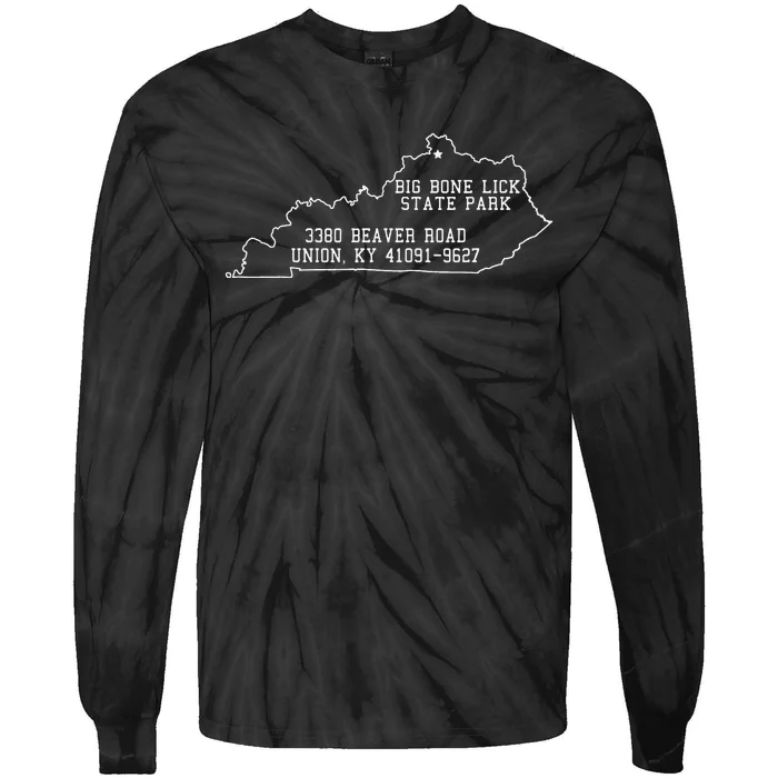 Kentucky Big Bone Lick State Park Tie-Dye Long Sleeve Shirt