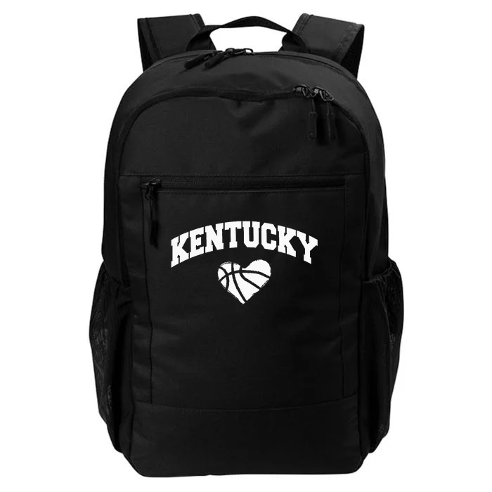 Kentucky Blue Basketball Heart Design Daily Commute Backpack