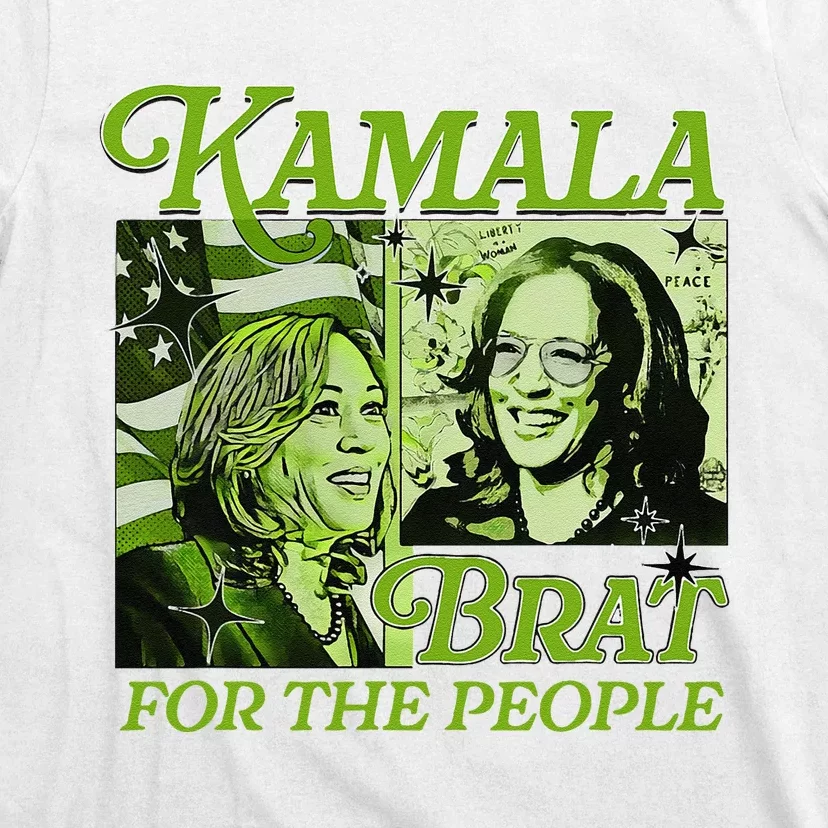 Kamala Brat Comic For The People President 2024 American T-Shirt