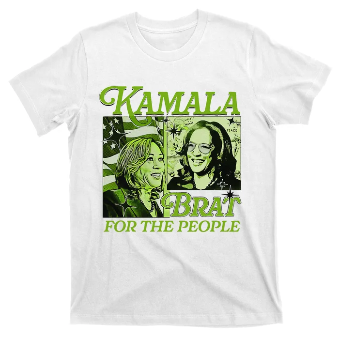 Kamala Brat Comic For The People President 2024 American T-Shirt