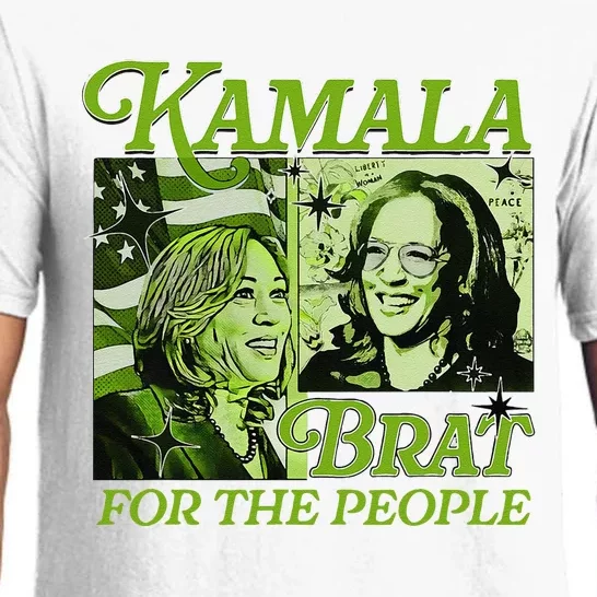 Kamala Brat Comic For The People President 2024 American Pajama Set