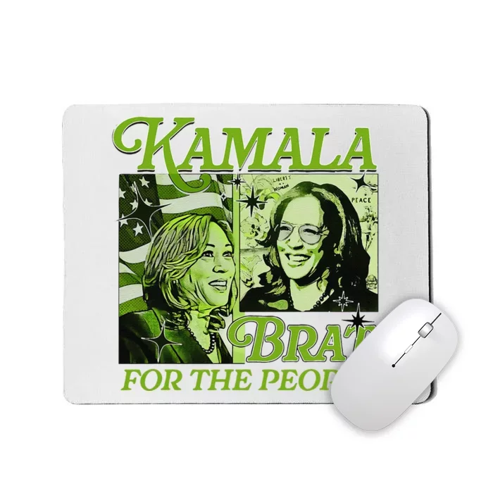 Kamala Brat Comic For The People President 2024 American Mousepad