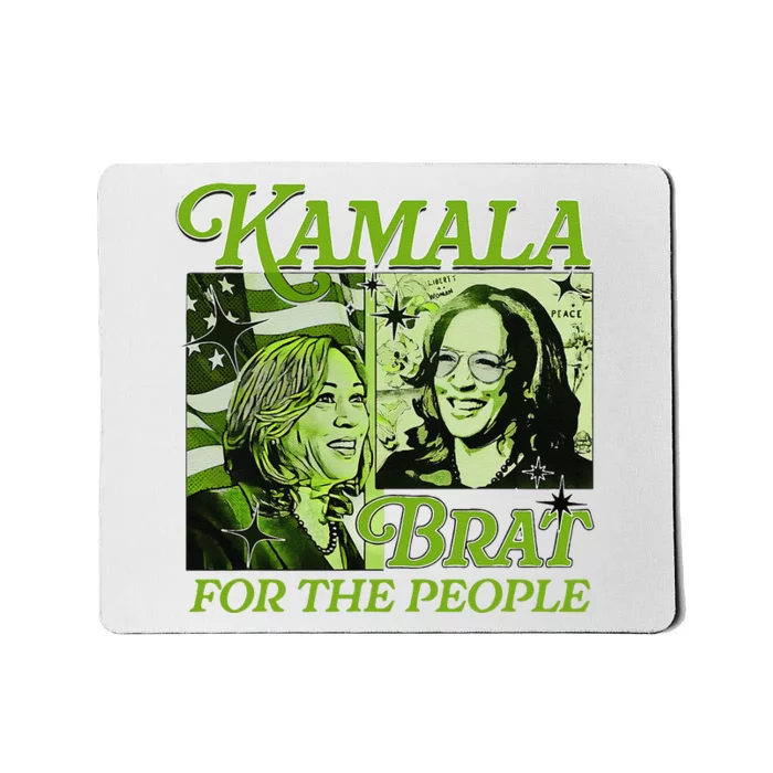 Kamala Brat Comic For The People President 2024 American Mousepad